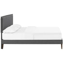 Modway Furniture Amaris Queen Upholstered Platform Bed MOD-5908-GRY IMAGE 3