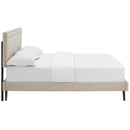 Modway Furniture Virginia Full Upholstered Platform Bed MOD-5913-BEI IMAGE 3