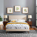 Modway Furniture Virginia Full Upholstered Platform Bed MOD-5913-BEI IMAGE 5