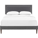  Modway Furniture Virginia Full Upholstered Platform Bed MOD-5921-GRY IMAGE 1