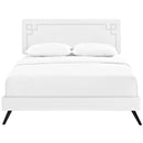  Modway Furniture Ruthie Queen Upholstered Platform Bed MOD-5930-WHI IMAGE 1