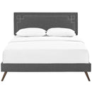 Modway Furniture Ruthie Queen Upholstered Platform Bed MOD-5931-GRY IMAGE 1