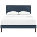 Modway Furniture Ruthie King Upholstered Platform Bed MOD-5941-AZU IMAGE 1
