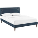 Modway Furniture Ruthie King Upholstered Platform Bed MOD-5941-AZU IMAGE 2