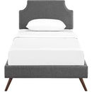 Modway Furniture Corene Twin Upholstered Platform Bed MOD-5943-GRY IMAGE 1