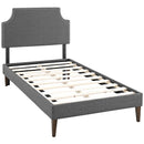  Modway Furniture Corene Twin Upholstered Platform Bed MOD-5951-GRY IMAGE 4