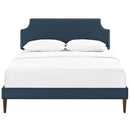 Modway Furniture Corene Queen Upholstered Platform Bed MOD-5955-AZU IMAGE 1