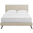  Modway Furniture Macie Queen Upholstered Platform Bed MOD-5963-BEI IMAGE 1