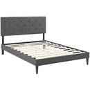 Modway Furniture Tarah Queen Upholstered Platform Bed MOD-5987-GRY IMAGE 4