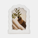 20417-01 4x6 White Wavy Arch Photo Frame