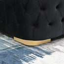 B540-Q BLACK VELVET QUEEN BED W/FIREPLACE, TV MOUNT & BLUETOOTH SPEAKER & USB
