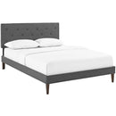 Modway Furniture Tarah King Upholstered Platform Bed MOD-5989-GRY IMAGE 2