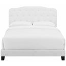  Modway Furniture Amelia MOD-5991-WHI Full Faux Leather Bed - White IMAGE 1