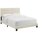  Modway Furniture Amira MOD-6000-BEI Full Upholstered Fabric Bed - Beige IMAGE 2