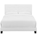  Modway Furniture Amira MOD-6000-WHI Full Upholstered Fabric Bed - White IMAGE 1