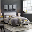  Modway Furniture Amira MOD-6000-WHI Full Upholstered Fabric Bed - White IMAGE 5