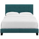 Modway Furniture Amira Queen Upholstered Platform Bed MOD-6001-TEA IMAGE 1