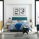 Modway Furniture Amira Queen Upholstered Platform Bed MOD-6001-TEA IMAGE 5