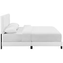  Modway Furniture Amira MOD-6001-WHI Queen Upholstered Fabric Bed - White IMAGE 3