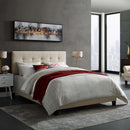  Modway Furniture Amira MOD-6002-BEI King Upholstered Fabric Bed - Beige IMAGE 5