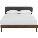 Modway Furniture Gianna Queen Upholstered Platform Bed MOD-6004-GRY IMAGE 1