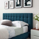  Modway Furniture Julia MOD-6007-BLU Queen Upholstered Fabric Platform Bed - Blue IMAGE 5