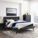 Modway Furniture Julia Queen Upholstered Platform Bed MOD-6007-GRY IMAGE 6