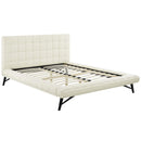  Modway Furniture Julia MOD-6007-IVO Queen Upholstered Fabric Platform Bed - Ivory IMAGE 4