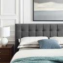  Modway Furniture Julia MOD-6008-GRY Queen Performance Velvet Platform Bed - Gray IMAGE 5