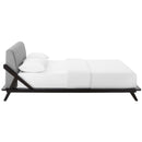 Modway Furniture Luella Queen Upholstered Platform Bed MOD-6047-CAP-LGR IMAGE 3