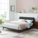  Modway Furniture Luella MOD-6047-WAL-GRY Queen Upholstered Fabric Bed - Walnut Gray IMAGE 5