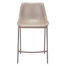 Zuo Magnus 101410 Counter Stool - Brown & Walnut IMAGE 3