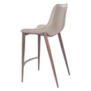  Zuo Magnus 101410 Counter Stool - Brown & Walnut IMAGE 5