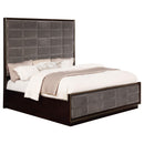  Size_Queen -- Coaster Furniture Durango Upholstered Panel Bed IMAGE 2