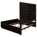  Size_Queen -- Coaster Furniture Durango Upholstered Panel Bed IMAGE 3