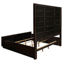  Coaster Furniture Durango 223261KE 77-inch Eastern King Panel Bed - Smoked Peppercorn IMAGE 3