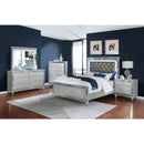  Coaster Furniture Gunnison 223215 5-Drawer Bedroom Chest - Silver Metallic IMAGE 10