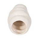 12x7" Hand Scribed Cairn Vase White 21422-01