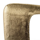 13767-02 21.75” ALUMINUM RHOMBUS ON STAND GOLD KD ACCENTS
