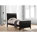  Size_Twin -- Carlton 202091T Wood Twin Panel Bed - Cappuccino IMAGE 4