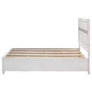  Size_Full -- Miranda 205111F 51-inch Wood Full Storage Panel Bed - White IMAGE 4