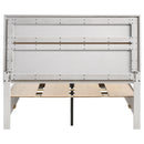  Size_Full -- Miranda 205111F 51-inch Wood Full Storage Panel Bed - White IMAGE 6