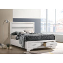  Size_Full -- Miranda 205111F 51-inch Wood Full Storage Panel Bed - White IMAGE 9