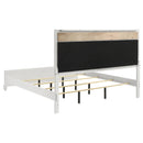  Size_King -- Barzini 205891KE Wood Eastern King Panel Bed - White IMAGE 4