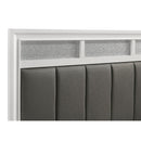  Size_King -- Barzini 205891KE Wood Eastern King Panel Bed - White IMAGE 8