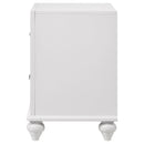  Coaster Furniture Barzini 205892 2-Drawer Nightstand - White IMAGE 4
