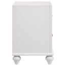  Coaster Furniture Barzini 205892 2-Drawer Nightstand - White IMAGE 8