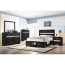  Size_Full -- Miranda 206361F 51-inch Wood Full Storage Panel Bed - Black IMAGE 11