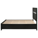  Size_Full -- Miranda 206361F 51-inch Wood Full Storage Panel Bed - Black IMAGE 5