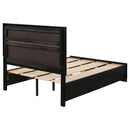  Size_Full -- Miranda 206361F 51-inch Wood Full Storage Panel Bed - Black IMAGE 8